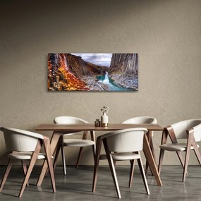 Obraz - kaňon Studlagil (120x50 cm)