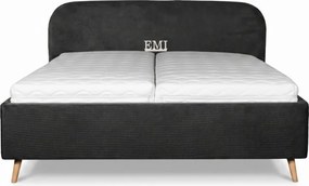 Posteľ čalúnená ZORIANA + lamelový rošt + matrac EMI