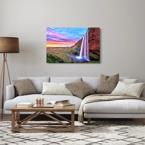 Obraz - Vodopád Seljalandsfoss (90x60 cm)