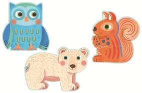 Prvé puzzle – V lese – 9, 12, 16 ks