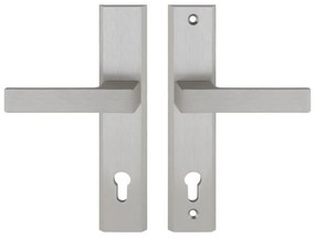 TOTAL vchodová kľučka-kľučka INOX 72mm INOX imitácia nereze