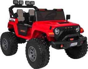 Elektrické autíčko Extreme Sport 4x4 červené