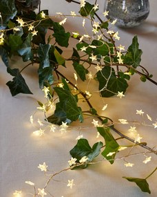DECOLED Svetelná reťaz LED, 5 m, teplá biela, 400 diód, hviezdy