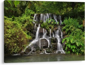 Obraz vodopádov v tropickom lese (70x50 cm)