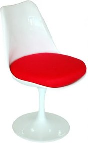 ArtD Jedálenská stolička Tul inšpirovaná Tulip Chair Farba: Červená