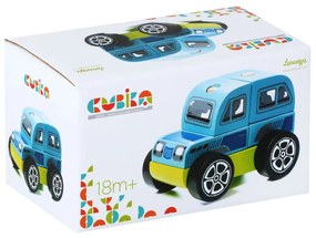 CUBIKA 13180 Terénne vozidlo - drevené puzzle 5 dielov