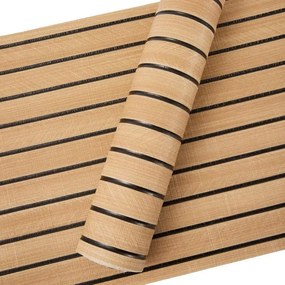 Samolepiace panely na stenu TPL0000007, cena za kus, rozmer 270 cm x 48,5 cm, lamely hnedé, IMPOL TRADE