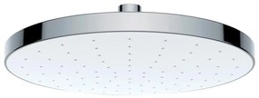 WENKO 24000100 - Sprchová hlavica s automatickým čistením 22,5 x 22,5 cm, lesklý chróm/biela