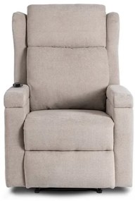 Masážne kreslo ANDREA, bežová látka