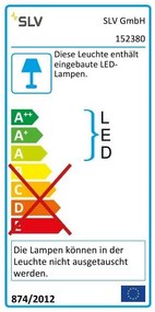 Priemyselné svietidlo SLV KARPO 30  LED čierna 152380