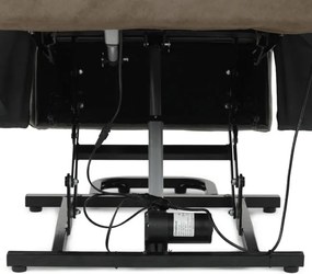 Polohovacie kreslo hnedé, elektrické TV-Q8668 BR3