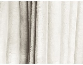 Béžová menčestrová rozkladacia/s úložným priestorom pohovka 266 cm Kini – Makamii