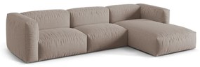Béžová modulárna rohová pohovka (pravý roh) Martina – Micadoni Home