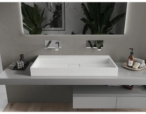 Mexen Ava, umývadlo na dosku z konglomerátu 100 x 46 cm, biela, 23011000