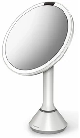 Zrkadlo Simplehuman s nastavitelným jasom Dual LED, biela