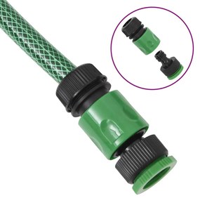 Záhradná hadica so sadou armatúr, zelená 0,75" 30 m, PVC