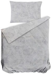 Bierbaum obliečka bavlnený satén 3684 Paisley Grey - 140x220 / 70x90 cm