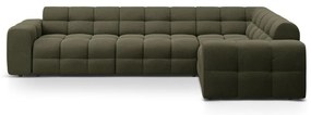 Zelená rohová pohovka (pravý roh/do L) Kendal – Micadoni