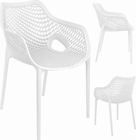 Jedálenská stolička CHERIE - biela