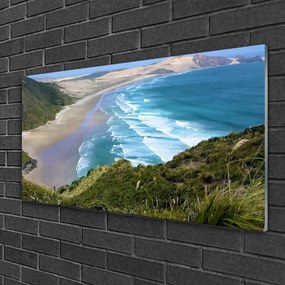 Skleneny obraz Pláž more príroda 140x70 cm