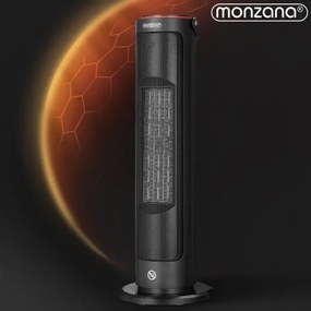 InternetovaZahrada Keramický ohrievač 2000W - čierny