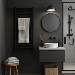 BPS-koupelny Kúpeľňový radiátor CORSO BL 4 50x120 cm, čierny
