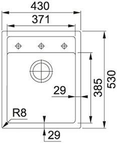 Franke SET T52 tectonitový drez SID 610-40 čierna + batérie FP 9000 ónyx 114.0508.416
