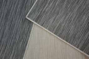 Exteriérový Obojstranný Koberec SIZAL DOUBLE 29201/095 melanž grafit/melanž béž