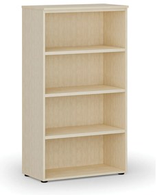Kancelársky regál PRIMO WOOD, 800 x 420 x 1434 mm, breza