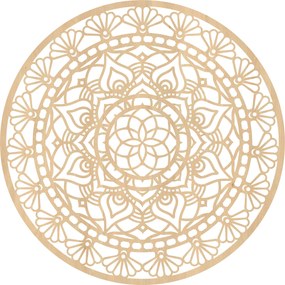 SENTOP | Drevená mandala na stenu - Ručne vyrezávaný obraz| SENTOP HDF0507-akcia20