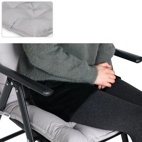 InternetovaZahrada Sada 2 podušiek 116x57x7cm - sivá