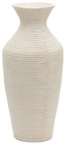 Krémová ručne vyrobená vysoká váza (výška 72 cm) Pria – Kave Home