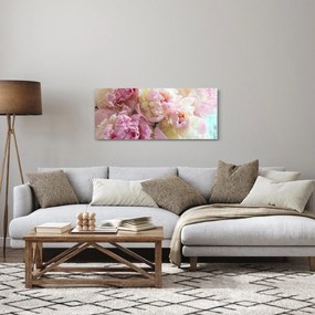 Obraz - Pivonky (120x50 cm)