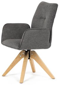 Autronic BONTEC Jedálenská stolička, sivá, látka, DCH-C2148 GREY2 Farba: Šedá