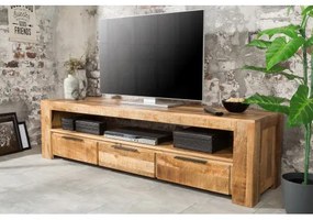 TV-skrinka 38929 170cm Masív drevo Mango Industrial look - Komfort-nábytok