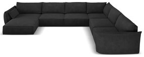Tmavosivá rohová pohovka (pravý roh) Vanda - Mazzini Sofas