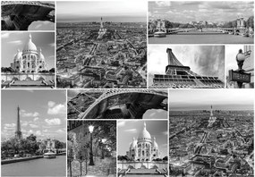 Fototapeta - Parížske pamiatky (254x184 cm)