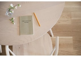 Okrúhly jedálenský stôl s doskou v dubovom dekore 115x115 cm Yumi - Rowico