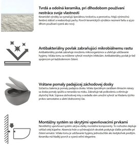 Deante Blur, záchodová WC misa s funkciou bidetu 525x372x349 mm, biela lesklá, DEA-CDZ_6WPW