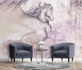 Gario Fototapeta Pegasus, okrídlený kôň, abstraktné Materiál: Vliesová, Rozmery: 150 x 105 cm