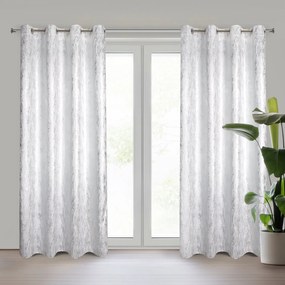 ZATEMŇOVACÍ ZÁVES NA KRÚŽKOCH ELISE 140X250 CM BIELA