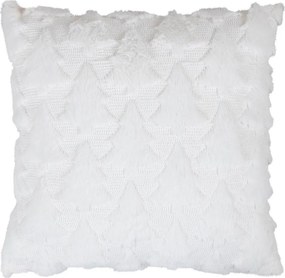 Biely vankúš so vzorom vianočných stromčekov Christmas Tree – 45*45*10 cm