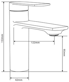 Mexen Zero, umývadlová a sprchová batéria so sprchovou sadou DS70, chrómová, 71104DS70-00