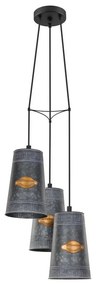 Eglo 43108 - Luster na lanku HONEYBOURNE 3xE27/60W/230V