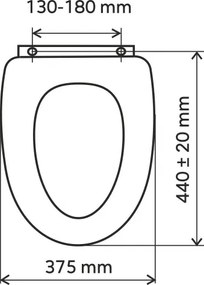 Novaservis - Sedátko MDF, WC/SOFTMDF