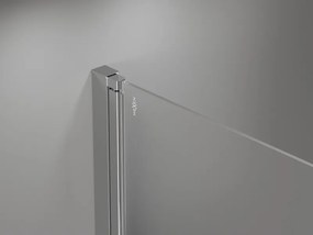 Mexen Mist-F Duo, skladací sprchový kút 85 x 115 cm, číre sklo, chrómový profil, 8A6-085L-115P-01-00