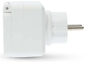 Nedis ZBPO130EWT -Inteligentná zásuvka Smartlife 3680W/230V/ Typ E/16A Wi-Fi Tuya IP44