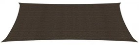vidaXL Tieniaca plachta 160 g/m² hnedá 4x6 m HDPE-
