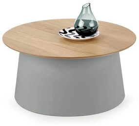 Konferenčný stolík Argelia (prirodne drevo + sivá). Vlastná spoľahlivá doprava až k Vám domov. 1048866
