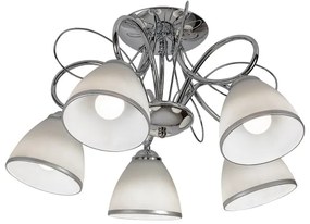 Brilagi - Prisadený luster FRED 5xE27/60W/230V, priemer 59 cm, lesklý chróm